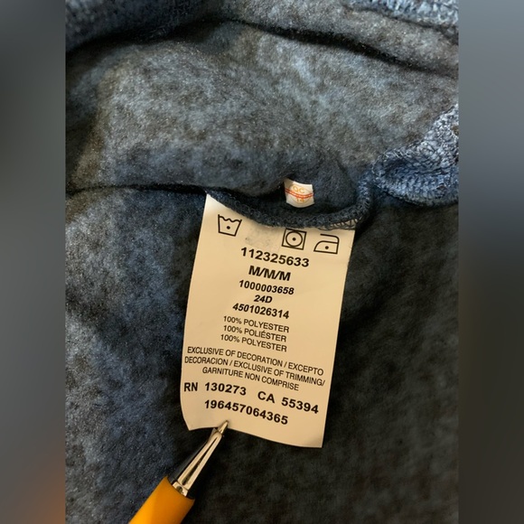 Wrangler Men's 1/4 Zip Pullover Sweater Blue Knit Size M NWT - Picture 5 of 9